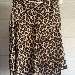 Vince Camuto Leopard Print Blouse